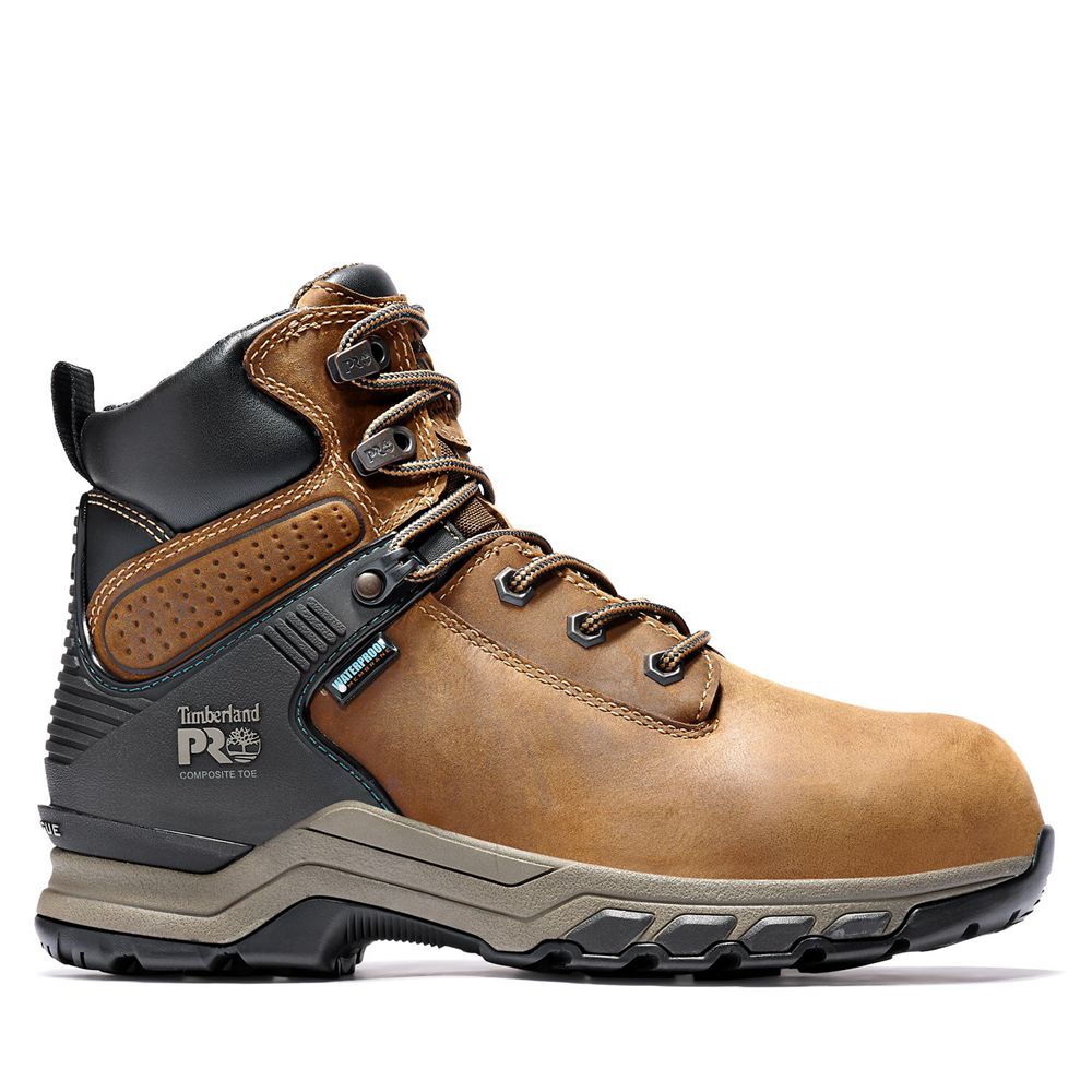 Botas de Trabajo Timberland Argentina Mujer - Pro® Hypercharge 6-Inch Composite-Toe Waterproof - Mar